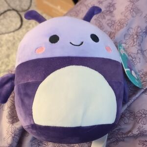 Squishmallows Purple and White Plush